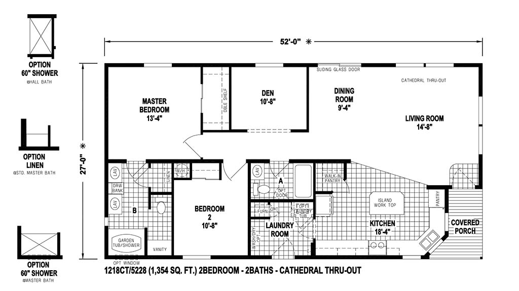 Floorplan for 1218CT LIT