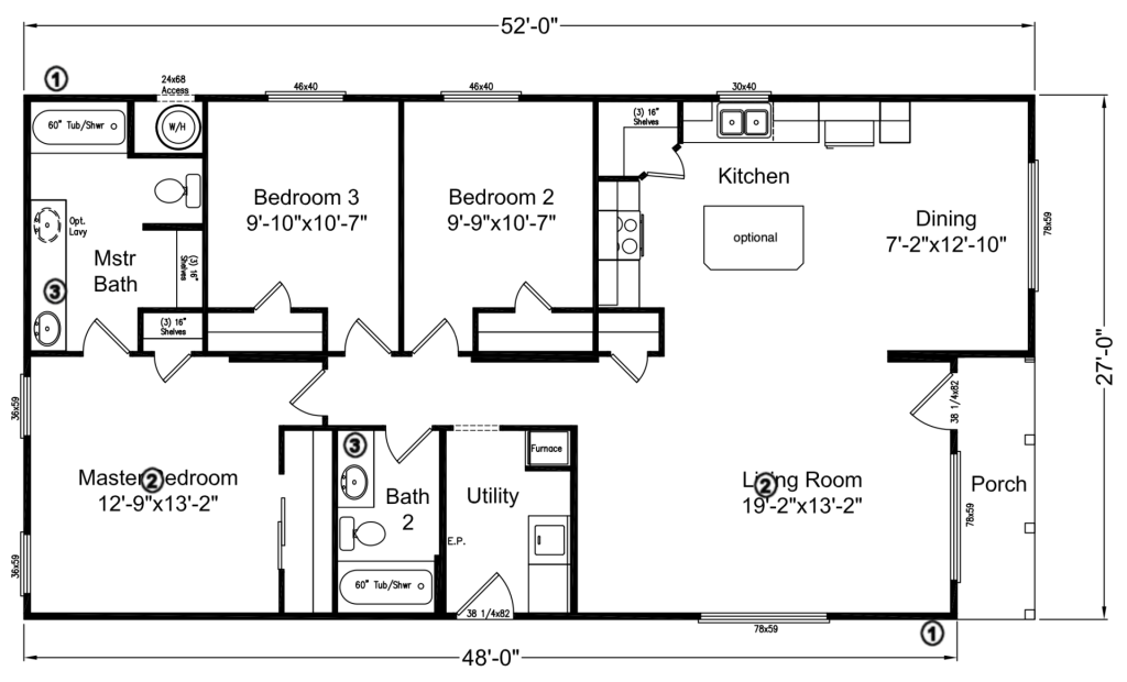 Floor Plans at Lavender Meadows MHC | Homes For Sale Sequim WA