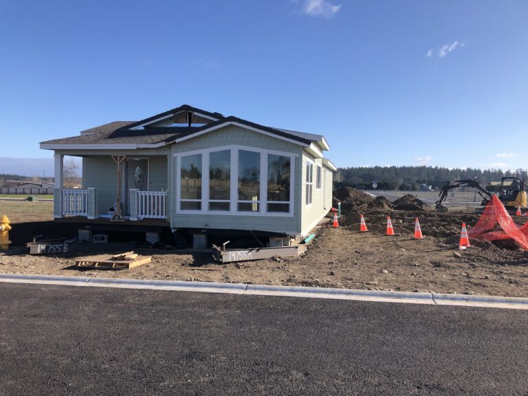 New Manufactured Home Construction and Installation Site