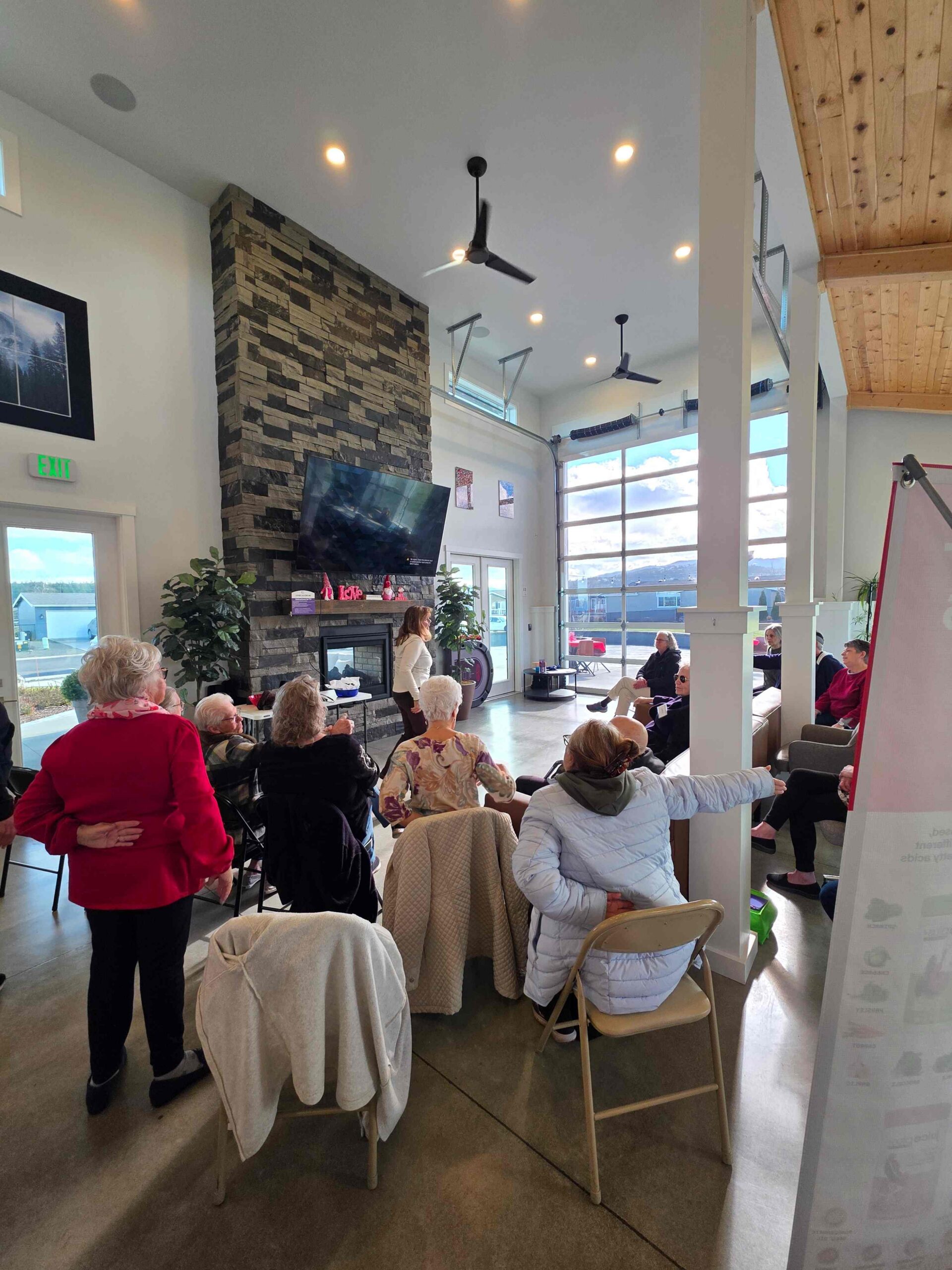 community event at the modern clubhouse at lavender meadows in sequim wa scaled 1