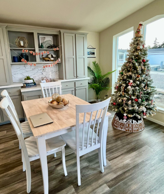 festive holiday decorations for planned activities at lavender meadows in sequim wa