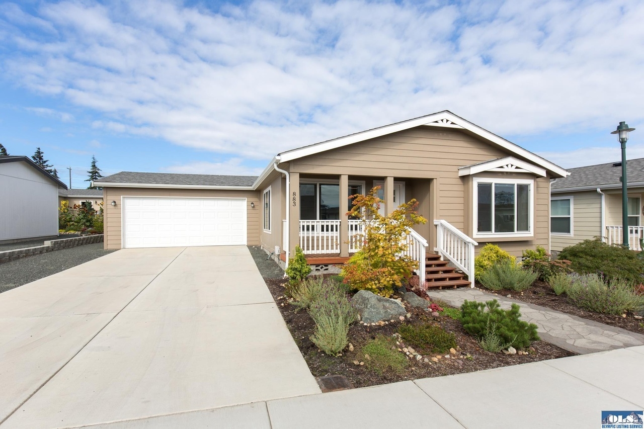 picturesque residence with site built garage at lavender meadows in sequim wa