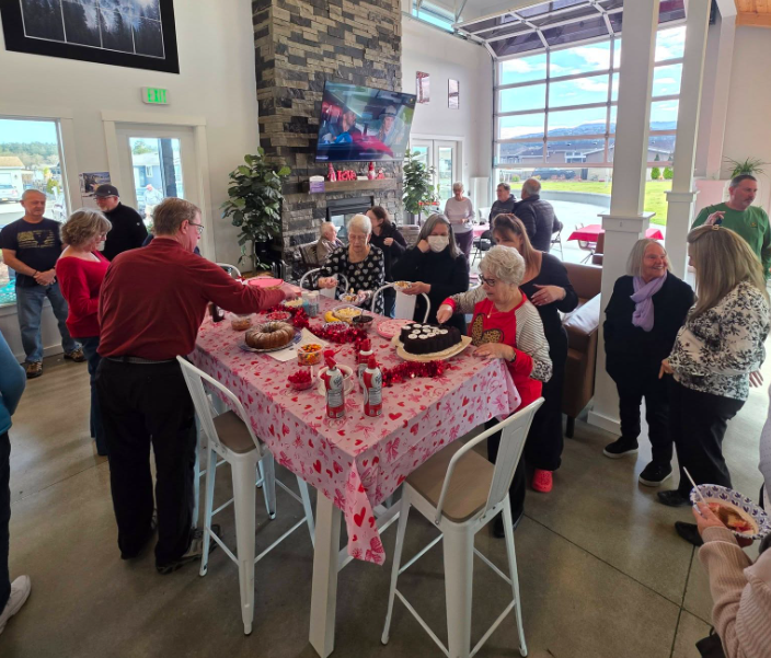 Valentine's Day event for Lavender Meadows MHC residents